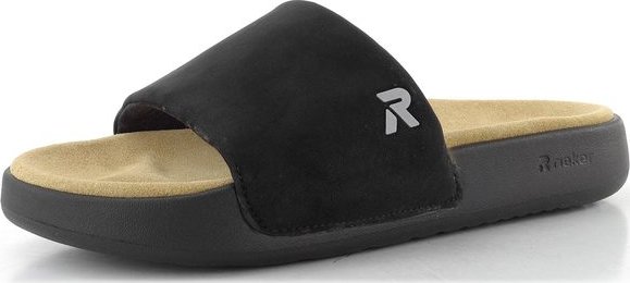 Rieker Sport dámské pantofle černé W3250-00 - 38 | P701355