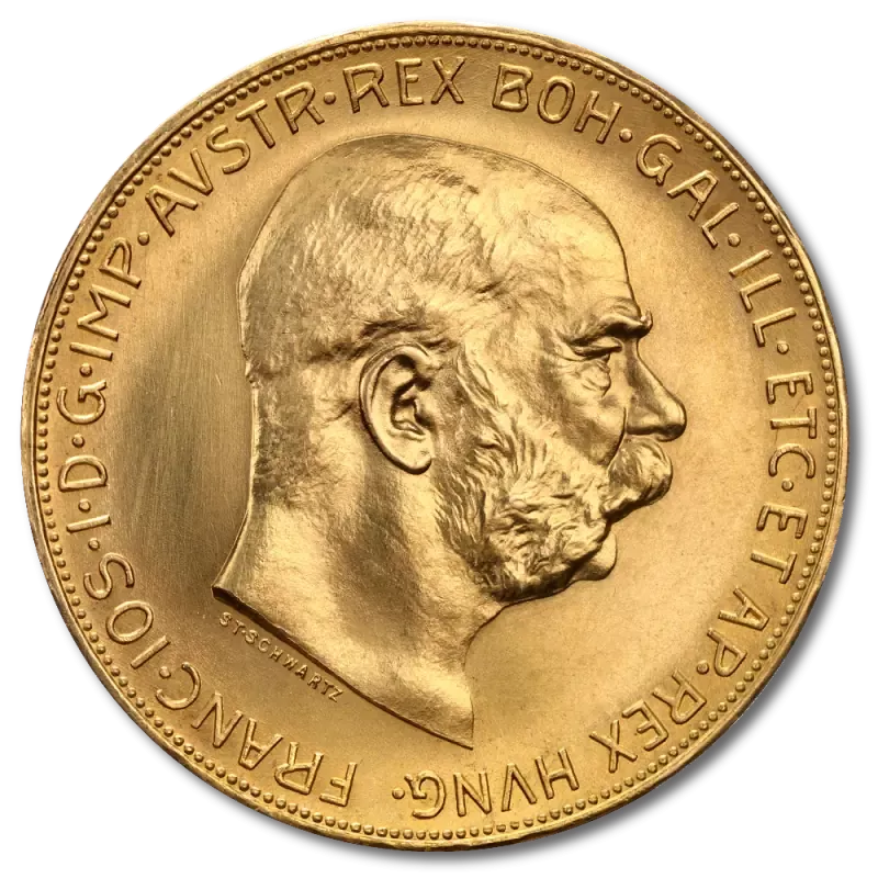 Münze Österreich 100 korun mince František Josef I. 33,8 g