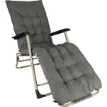 Zahradní lehátko Luaro šedé
