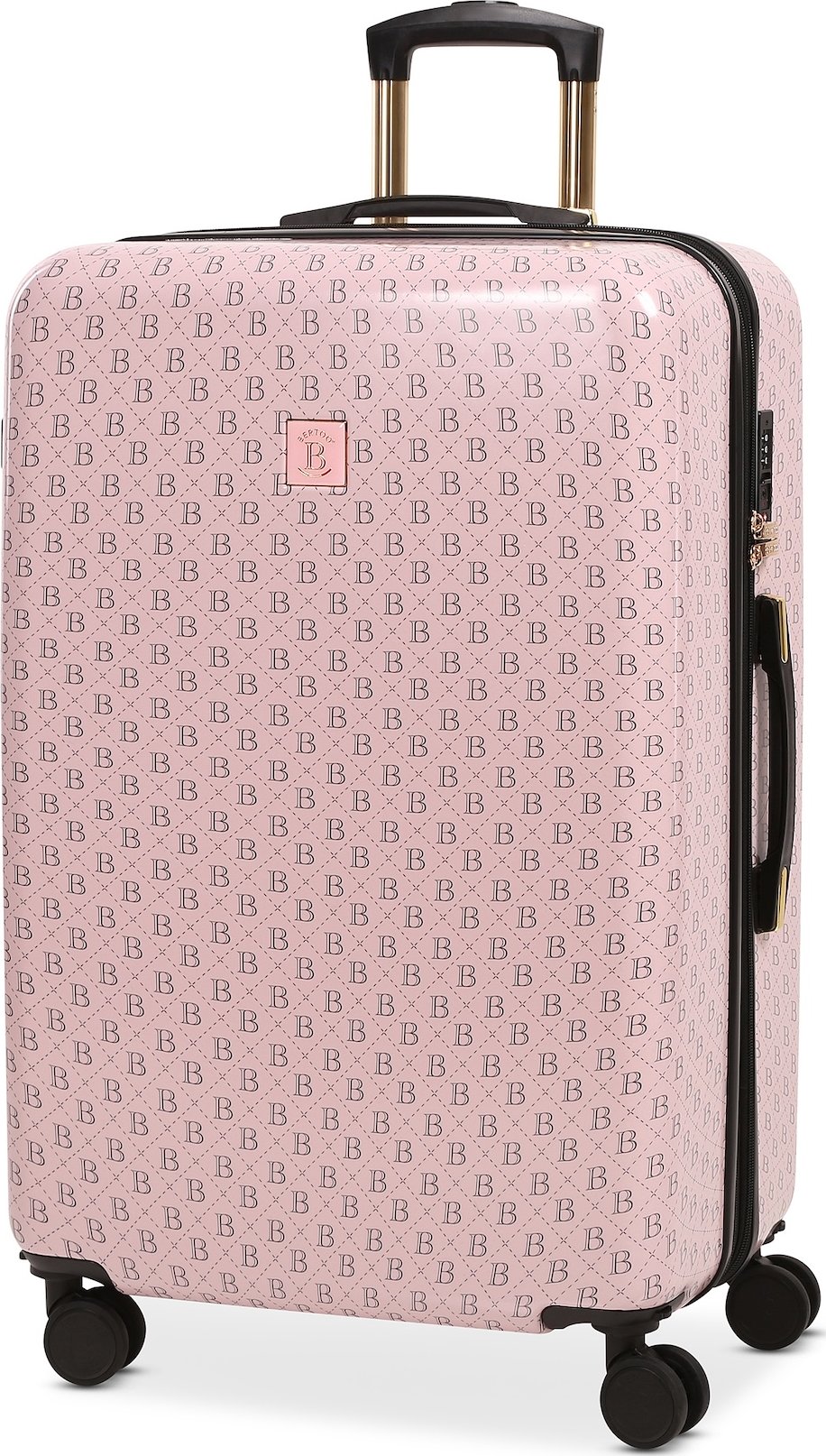 Cestovní kufr BERTOO Torino - růžový 99-112 l, 75x49x29 cm, XXL