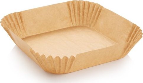 TESCOMA Papírová forma do fritézy čtvercová DELÍCIA 20 x 20 cm, 50 ks