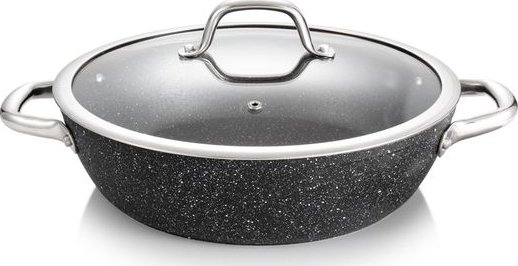 TESCOMA Pánev hluboká PRESIDENT Stone s poklicí ø 28 cm