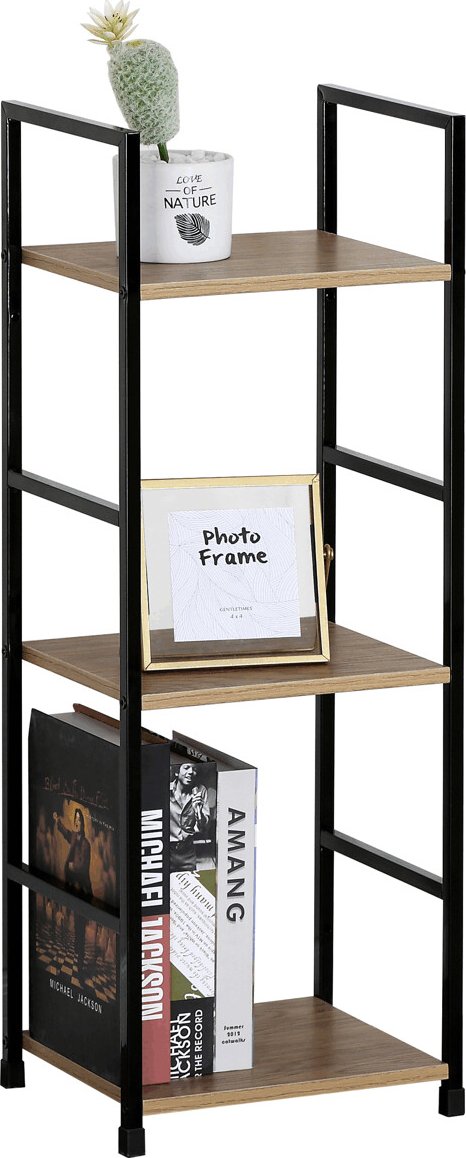 Regál, mdf, hnědá, GD-213 OAK Barva: Hnědá