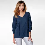 Halenka se šňůrkou ve výstřihu tmavě…