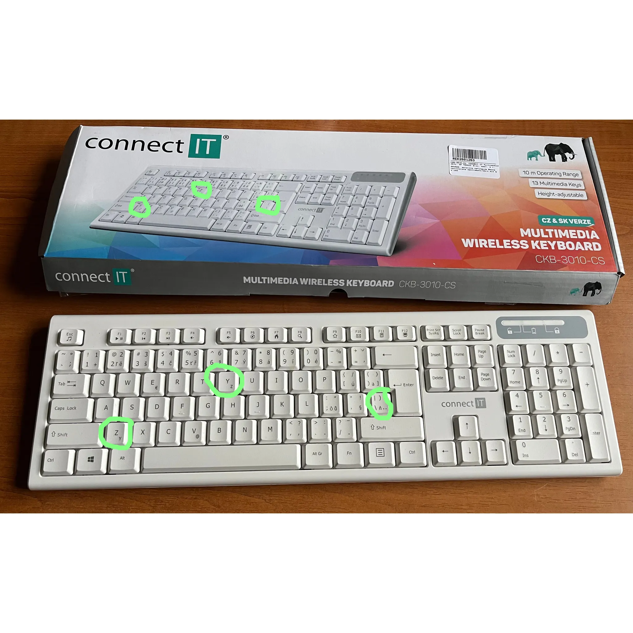 Fotografie 2 - Klávesnice connect IT CKB-3010 CZ/SK