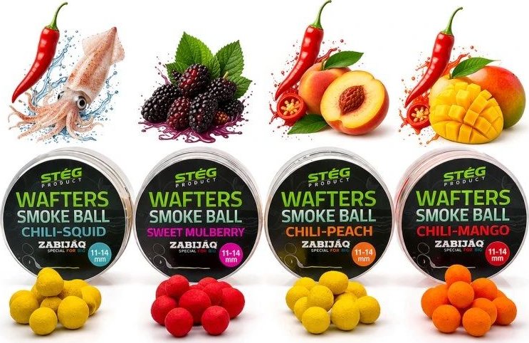 NOVINKA-STÉG ZABIJAQ WAFTERS SMOKE BALL 11 & 14 MM Příchuť: Sweet Mulberry
