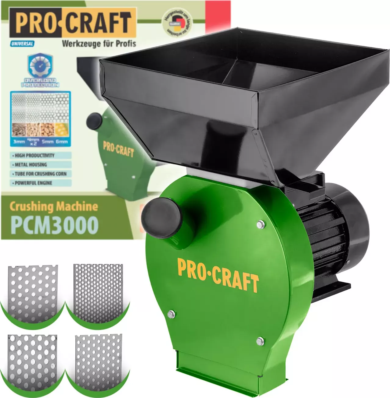 Elektrický šrotovník na obilí Procraft PCM3000 (PRCPCM3000)
