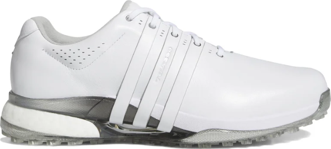 ADIDAS Tour360 25 SL Wide pánské boty bílo-šedé Velikost bot: 44 + Golfová samolepka černá