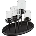 Kovový svícen na 5 čajových svíček…