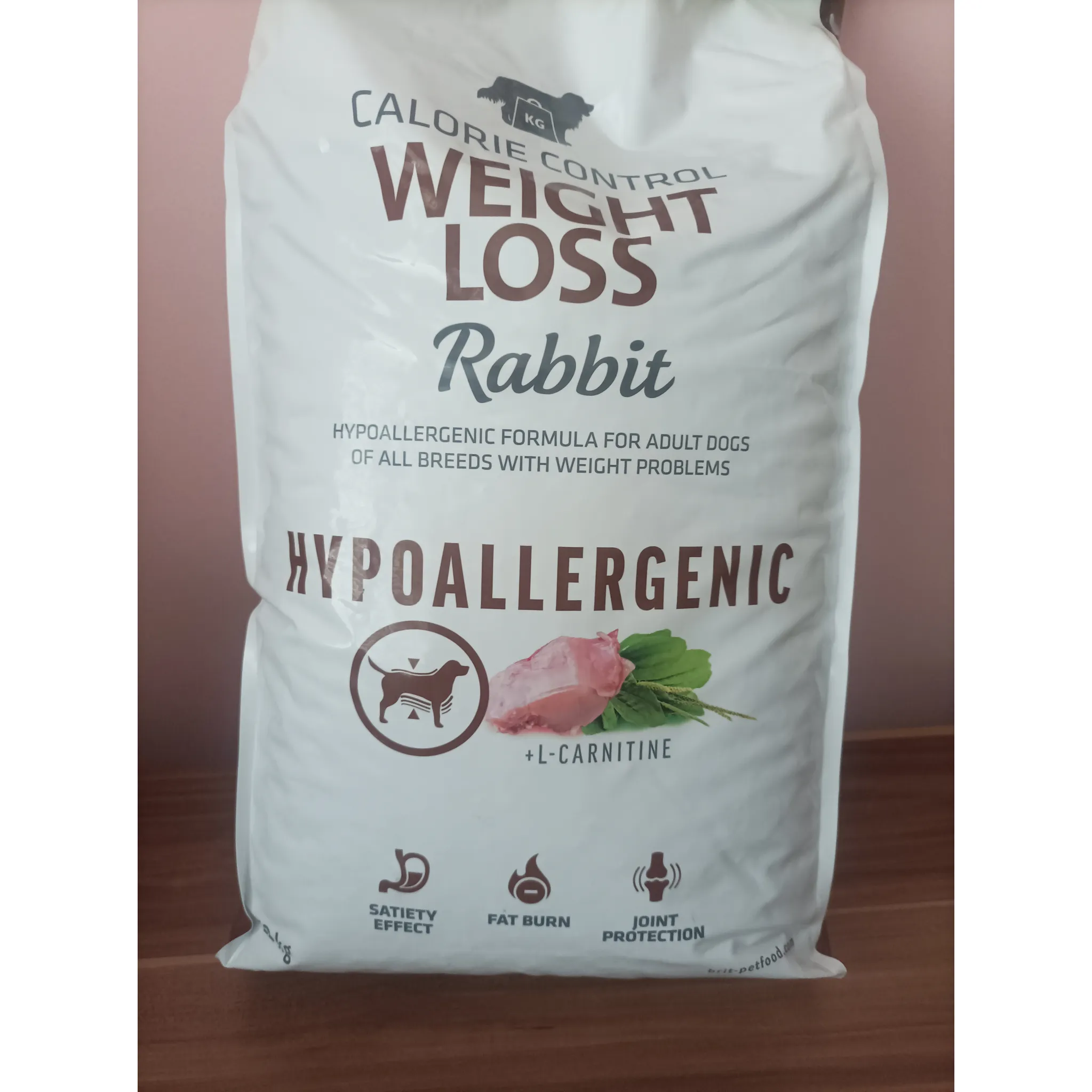 Fotografie 3 - Krmivo pro psa Brit Care Dog Hypoallergenic Adult Weight Loss Rabbit 12 kg
