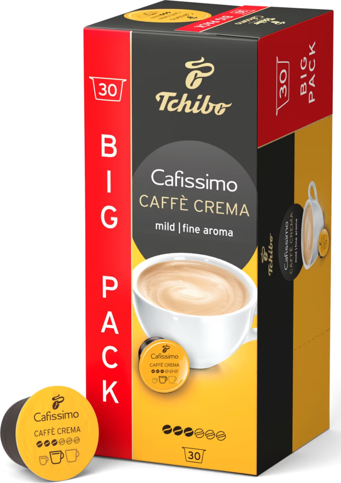 Tchibo Cafissimo Caffé Crema fine aroma 30 kapslí