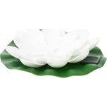 Solar Leknín svítící do jezírka bílý