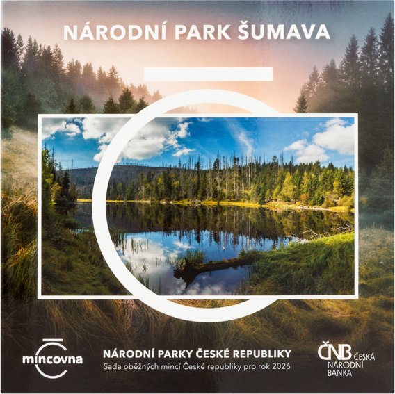 Sada oběžných mincí 2026 Národní parky - Šumava stand