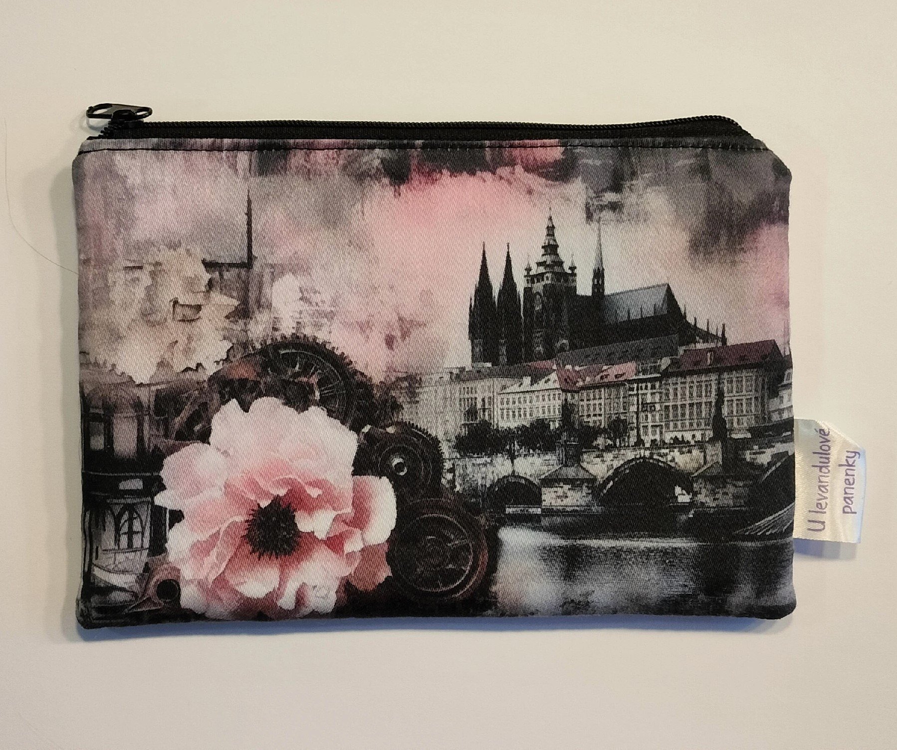 Pouzdro, kosmetická taštička PRAHA VINTAGE