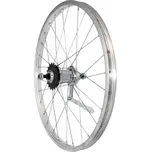 Basic Zapletené kolo zadní stříbrné 20"