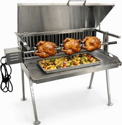 UG Grill nerezový gril na kuře a kýtu s rotisserií + doprava zdarma!