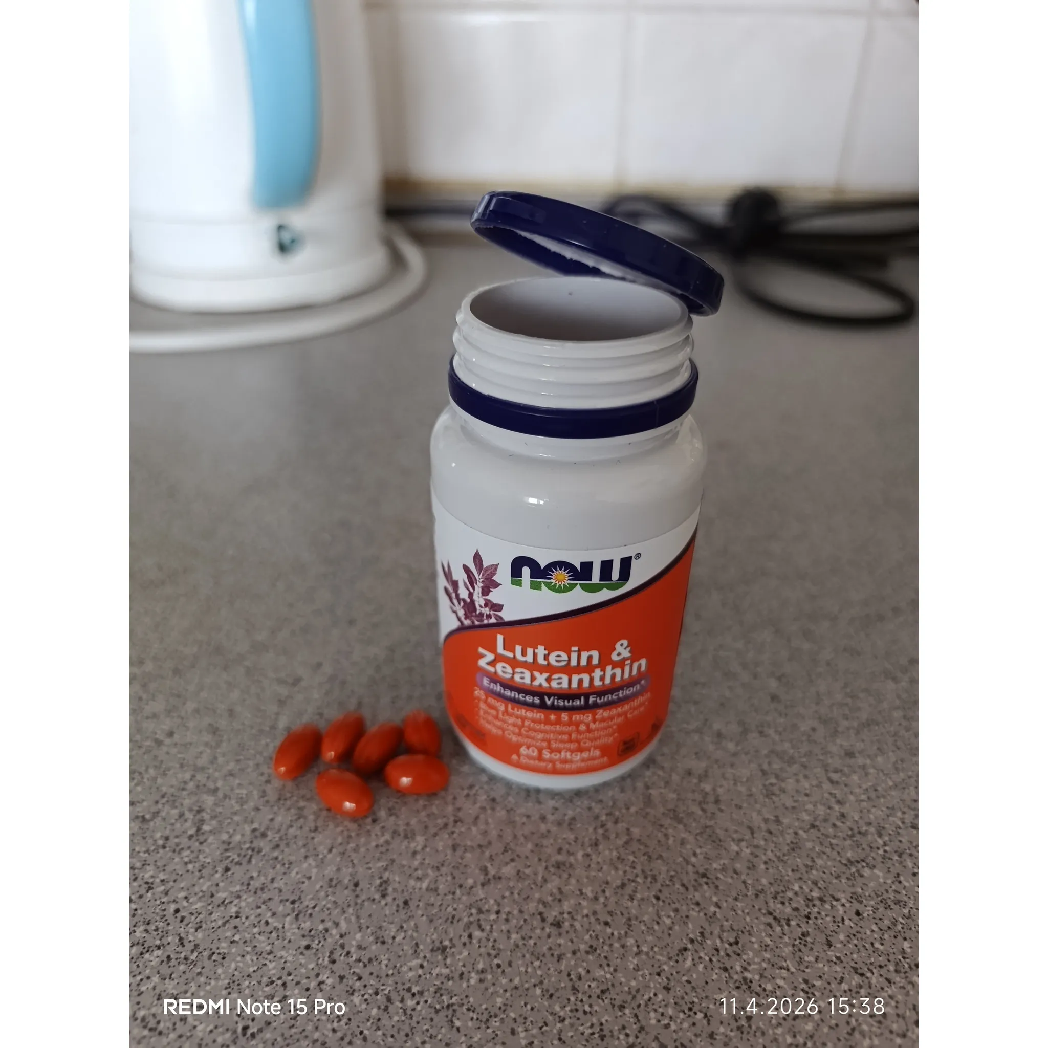 Fotografie 2 -  Now Foods Lutein & Zeaxanthin 60 cps.