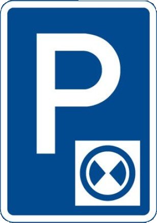 Dopravní značka IP13b - Parkoviště s parkovacím kotoučem