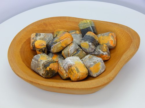 Čmeláčí jaspis tromlovaný, Bumblebee jasper