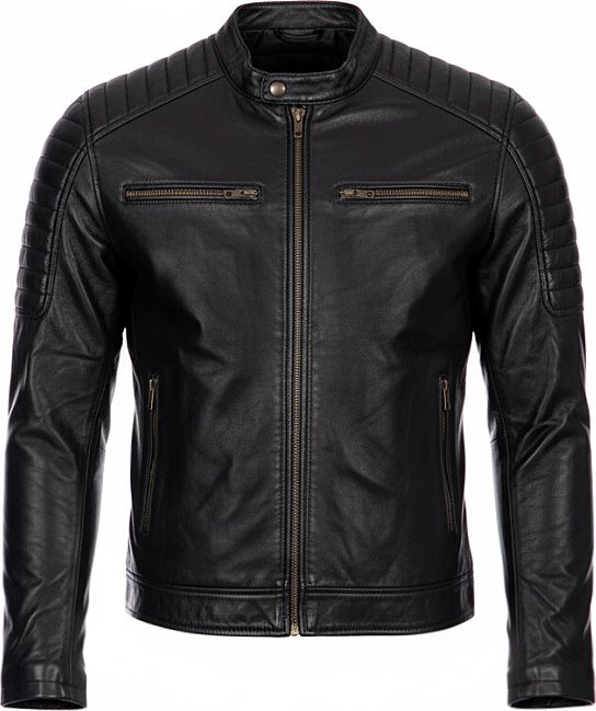 Pánská Kožená Bunda Diesel Fabio V12 Brixton Černá Velikost: XL