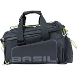 Basil Miles Tarpaulin Trunk Black/Lime…
