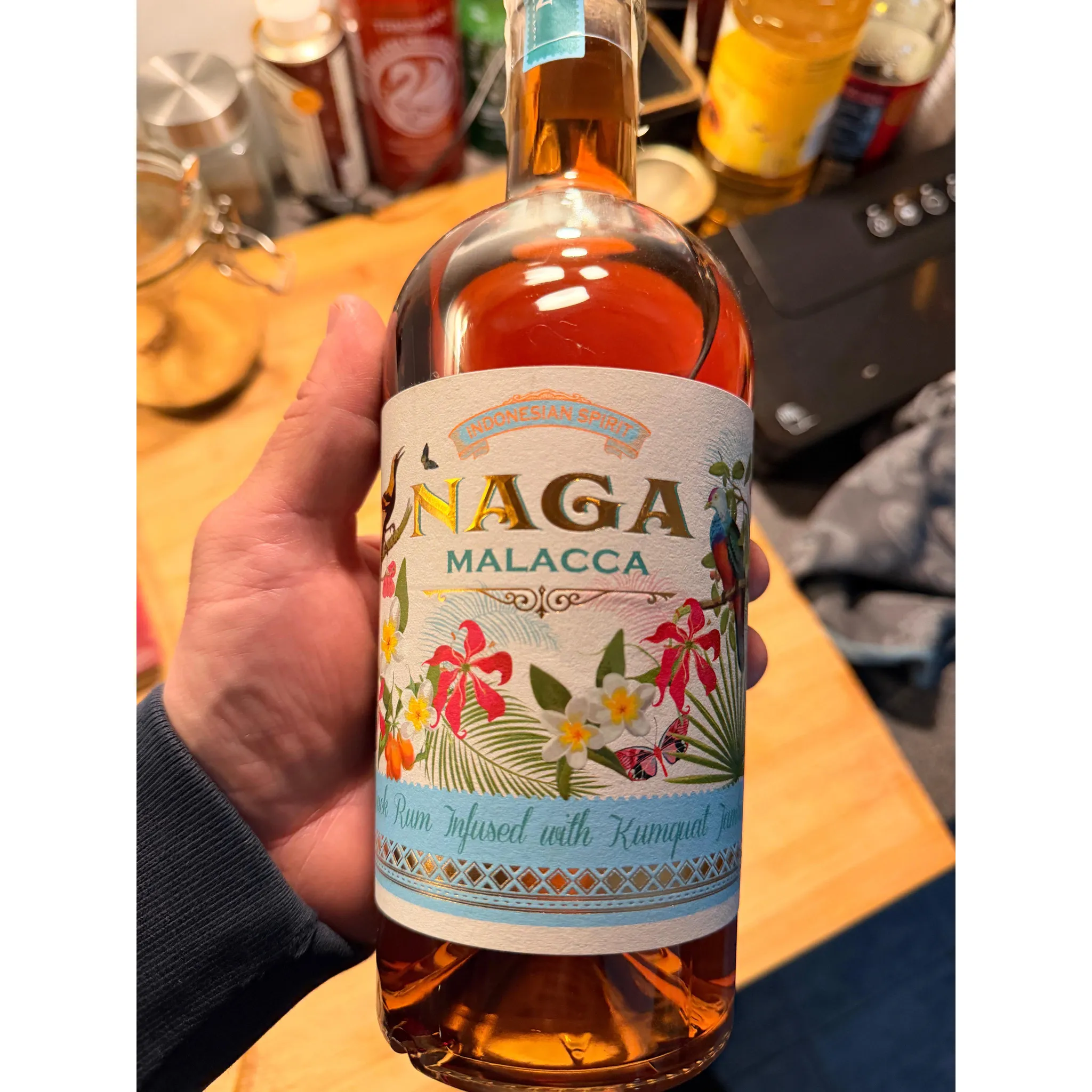 Fotografie 2 - Rum Naga Malacca 40 % 0,7 l