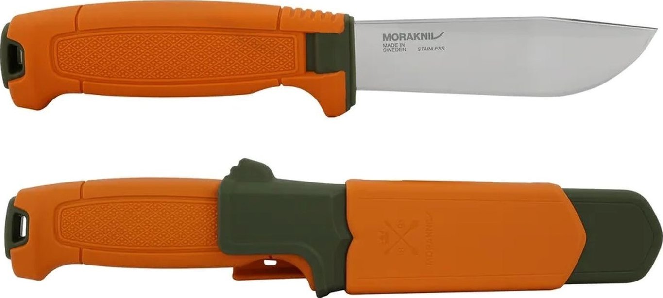 Morakniv Amberg Full Flat Hunting (S) Olive Green/Burnt Orange