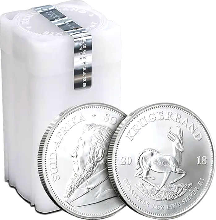 South African Mint Company Jihoafrická republika. 2018. Krugerrand. 1 oz. Tuba mincí (25 ks).