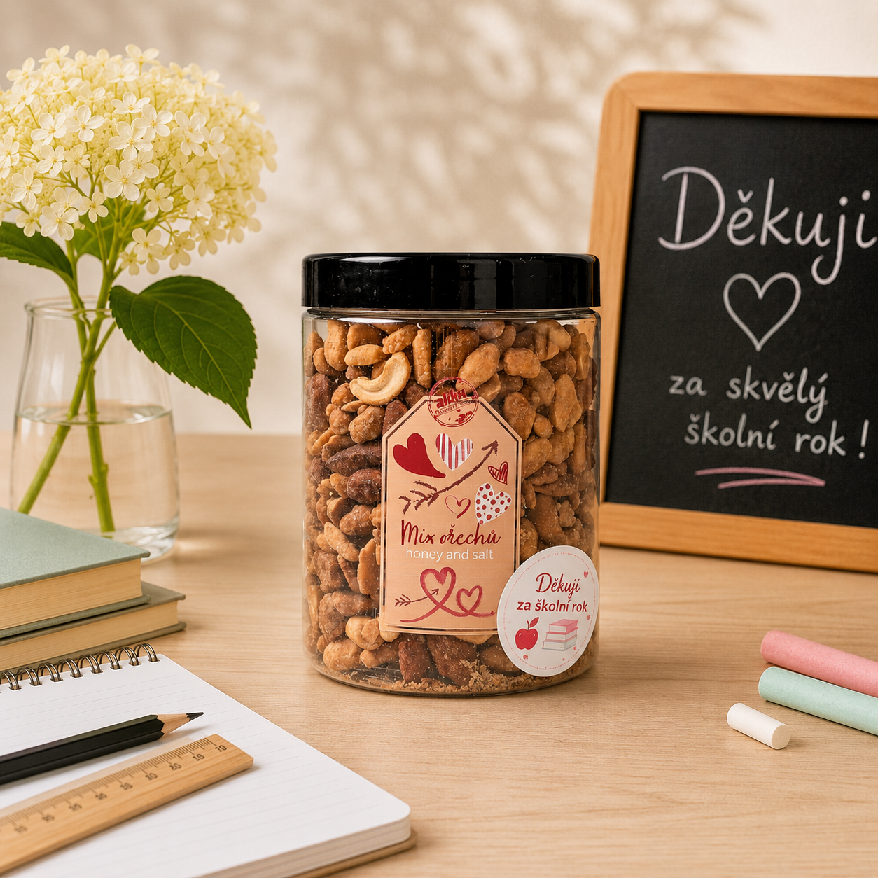 Alika Zdravé ořechy Dóza mix v medu a soli 550g