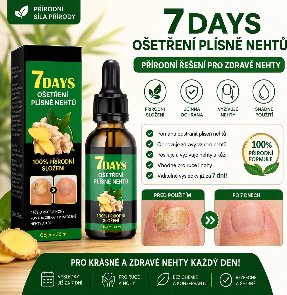 7Days Kapky na Plíseň Nehtů na Nohou 30ml