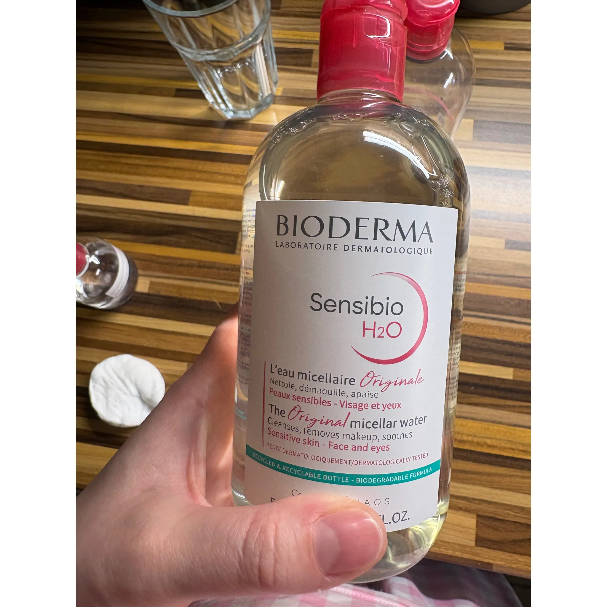 Fotografie 3 - Micelární voda Bioderma Sensibio H2O micelární voda 2x 500 ml