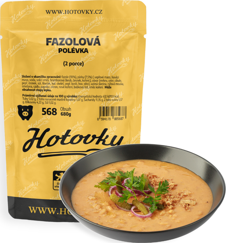 Fazolová polévka (2 porce)
