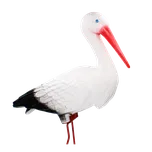 Chomik 6039 plastový čáp na drátu
