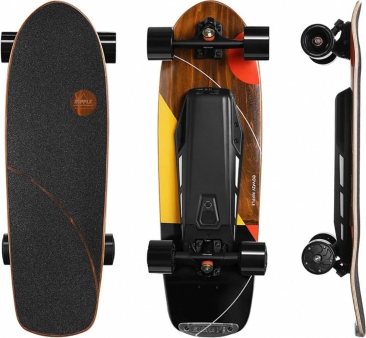 Elektrický Skateboard EXWAY Ripple | 672W | 42,5V-4A | 99Wh
