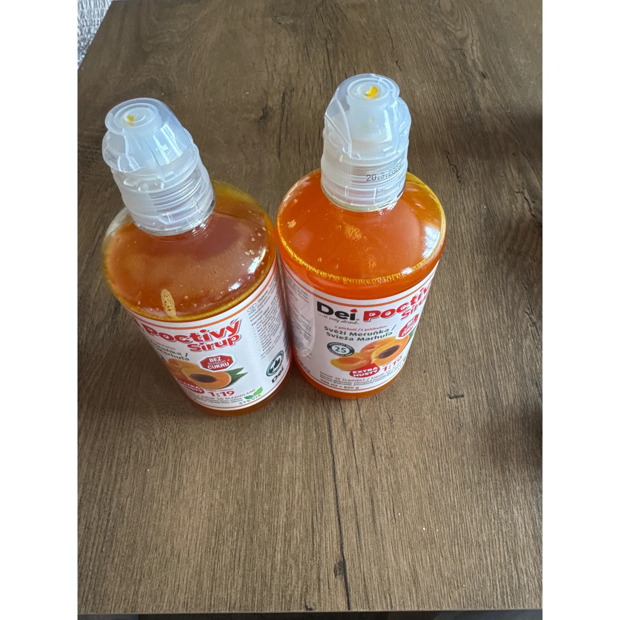 Fotografie 2 - Sirup Cukrstop Sirup svěží meruňka 500 ml