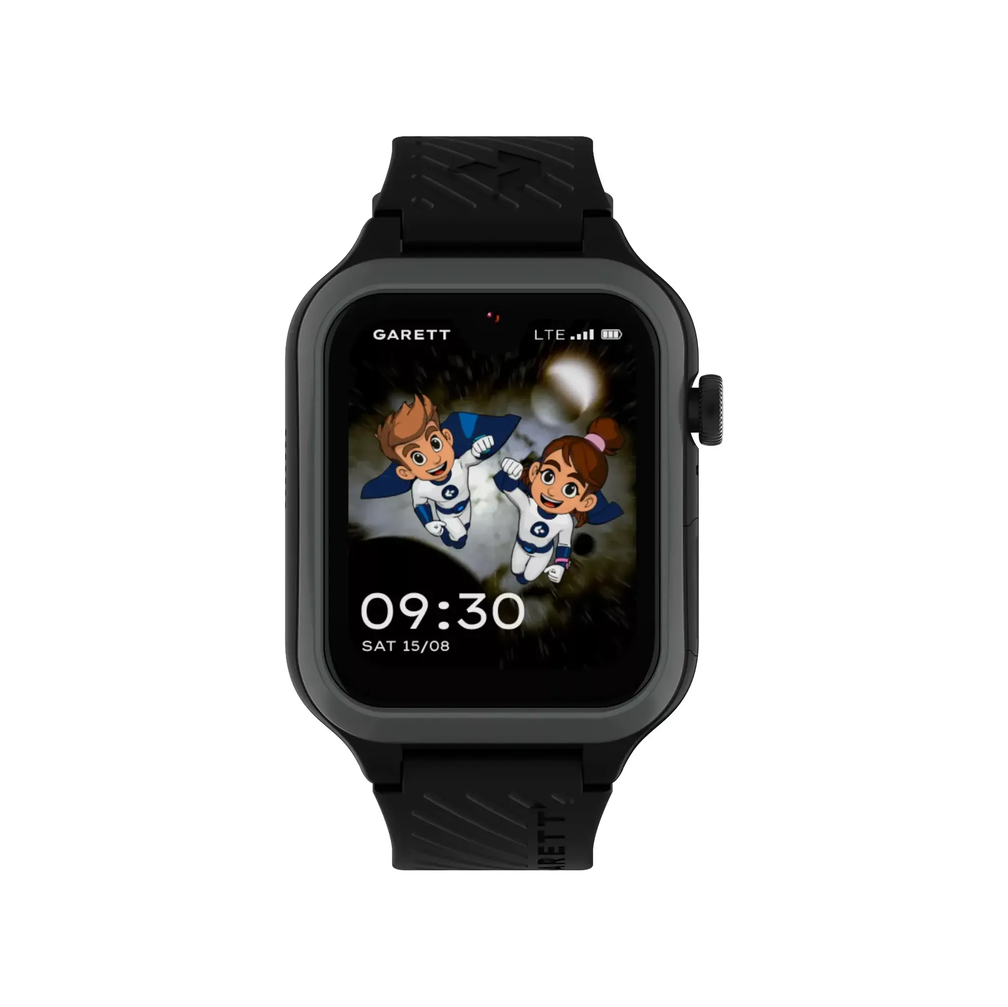 Fotografie 1 - Chytré hodinky Garett Smartwatch Kids ESSA 2 AI 4G černé