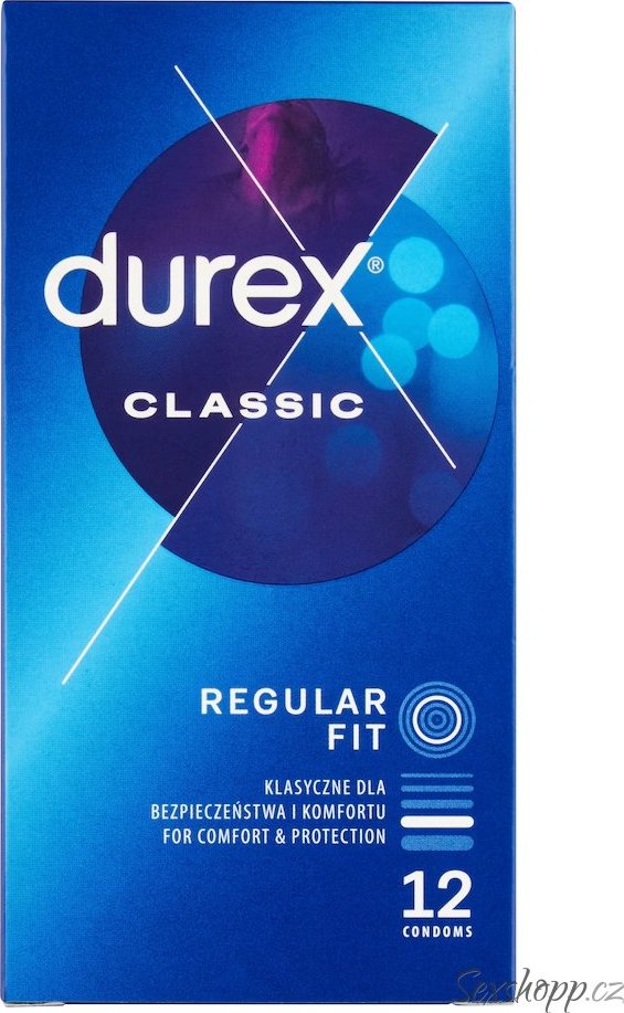 Kondomy Durex Classic, 12 ks