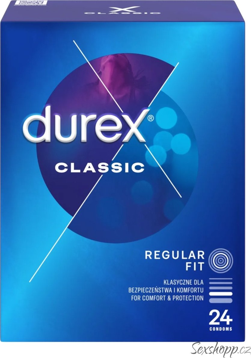 Kondomy Durex Classic, 24 ks