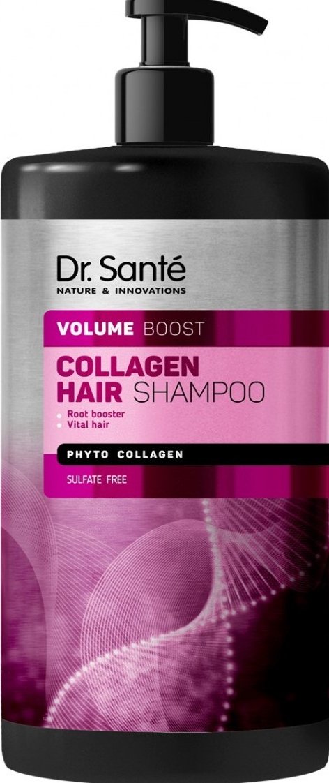 Dr.Sante COLLAGEN HAIR Volume boost šampon pro poškozené, suché vlasy a vlasy bez objemu 1L