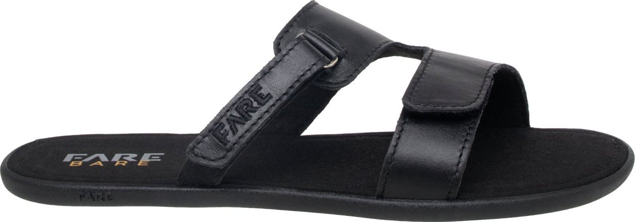 Fare Bare barefoot kožené nazouváky GAIA černé B5764111 Velikost: 41