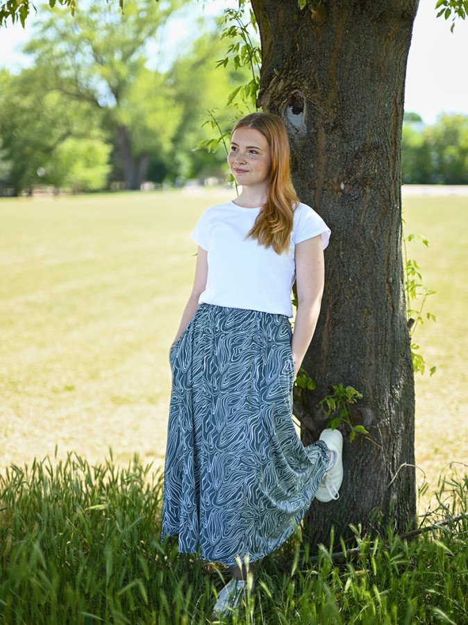 EVONA a.s. Dámská dlouhá sukně S DAMIA 578 - S DAMIA 578 XL