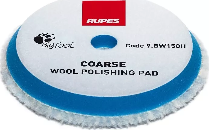 Rupes RUPES Blue Wool Polishing Pad COARSE 130/150 mm - vlněný korekční kotouč (tvrdý)