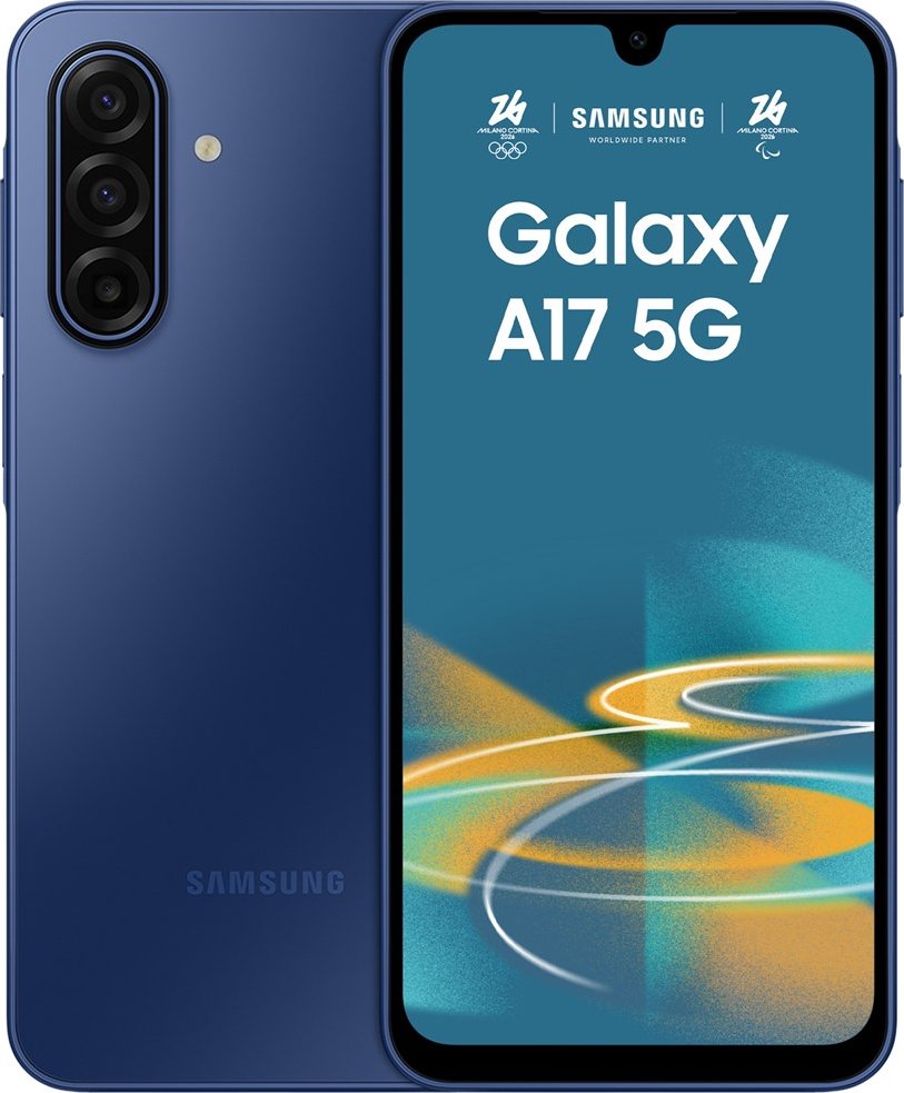 Samsung Galaxy A17 5G 17 cm (6.7") Hybridní Dual SIM Android 15 USB typu C 4 GB 128 GB 5000 mAh Modrá