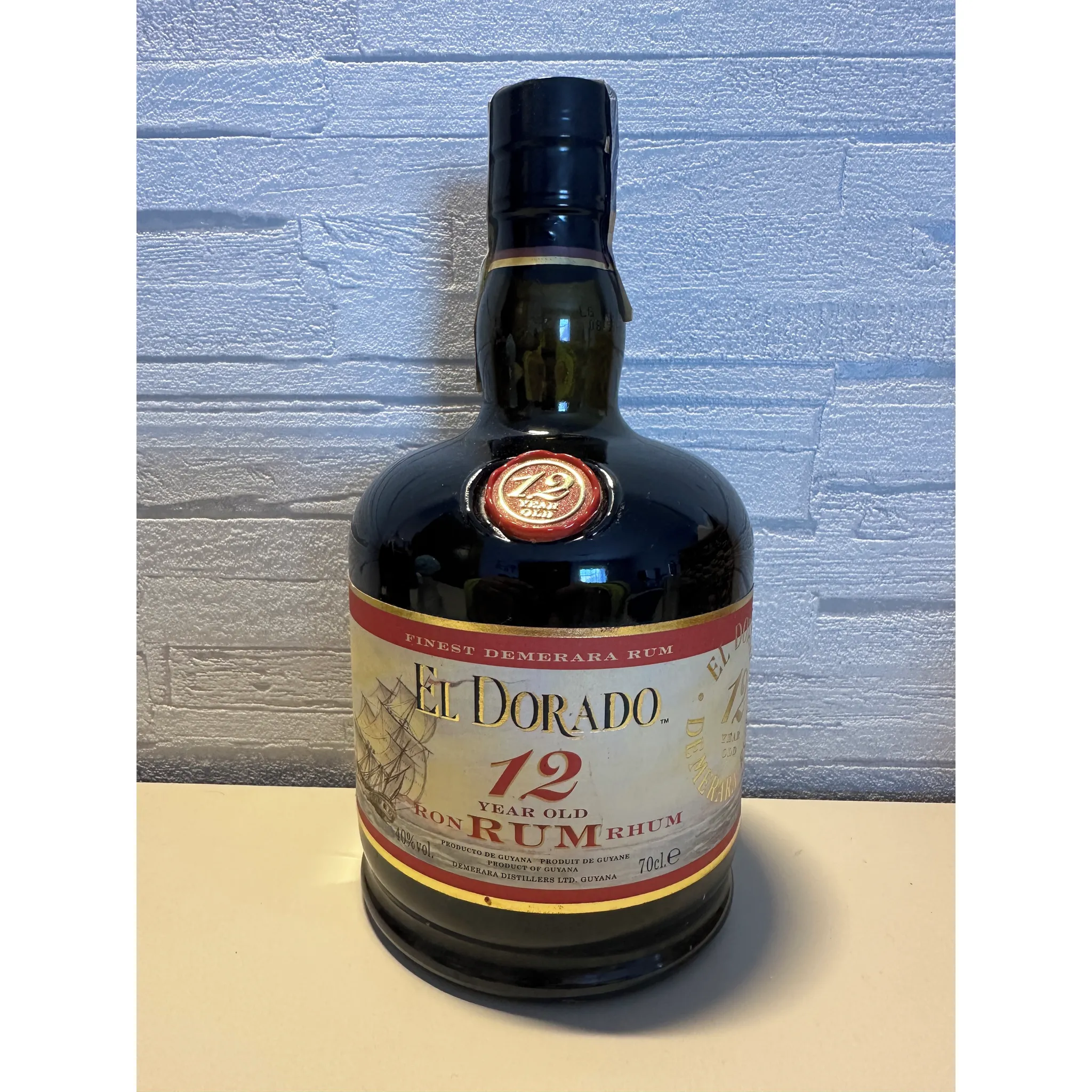 Fotografie 2 - Rum El Dorado Demerara Rum 12 y.o. 40 % 0,7 l