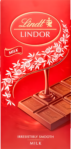 Lindt Lindor tabulka Mléčná čokoláda s krémovou náplní 100g