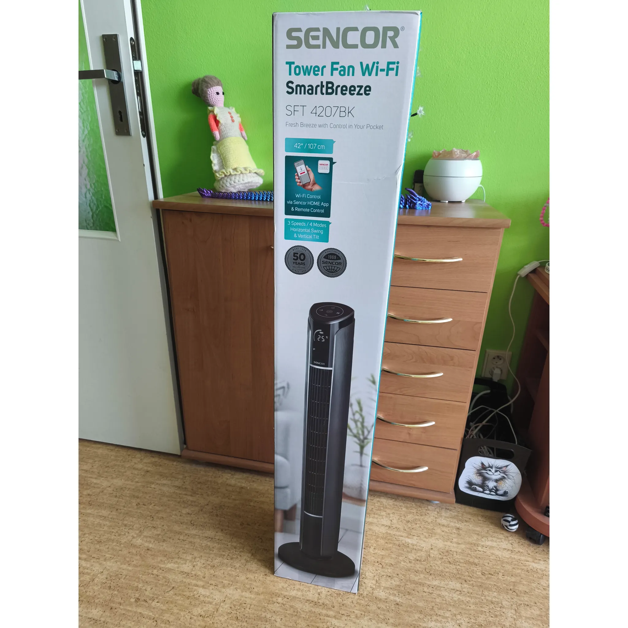 Fotografie 13 - Domácí ventilátor Sencor SFT 4207BK
