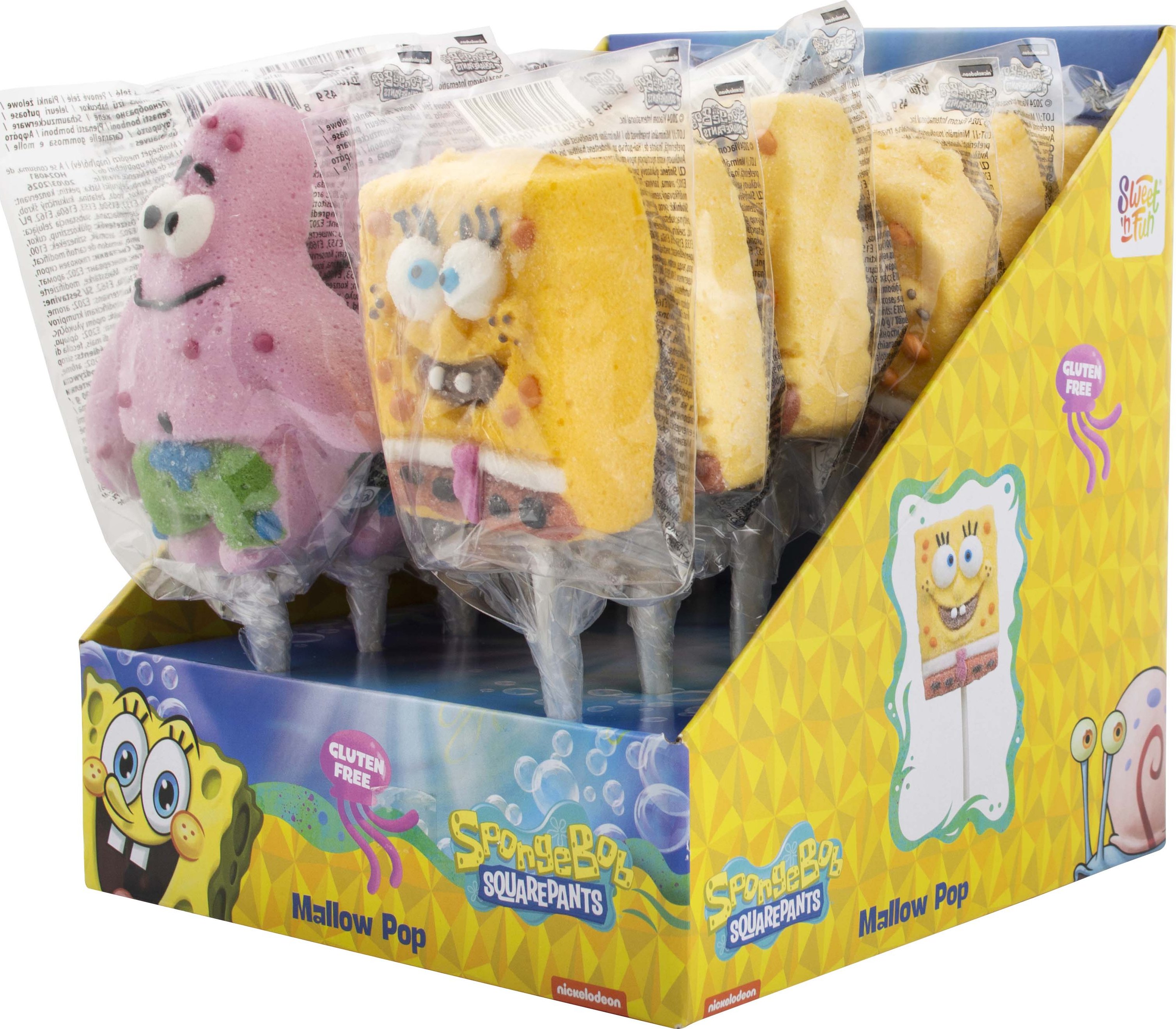 Sponge Bob Mallow Pop – maršmelou 45g (0)