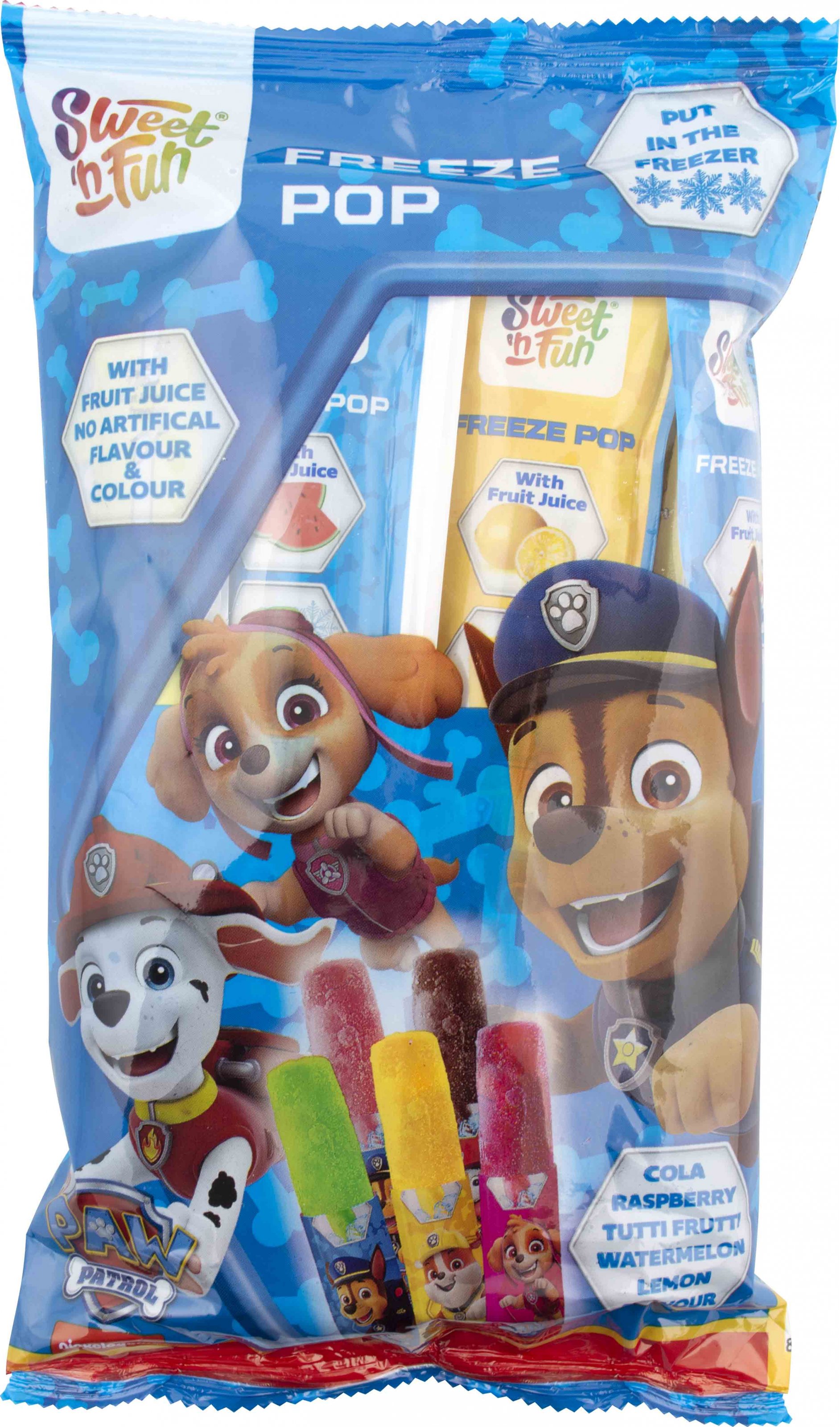 Paw Patrol Freeze Pop - zmrzliny ke zmražení s ovocnou složkou 10x50ml (0)