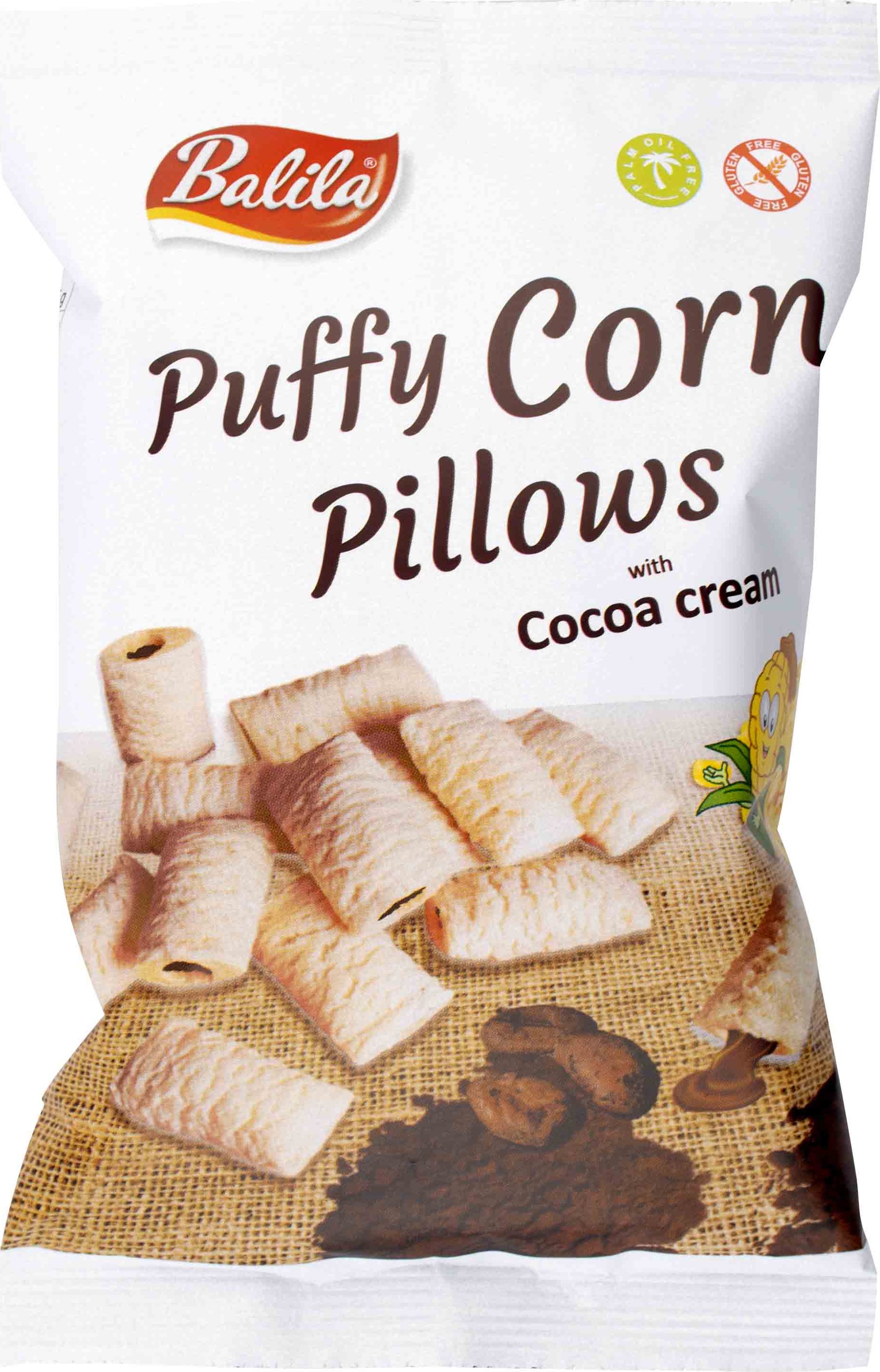 Kukuřičné polštářky s čokoládovou příchutí 70g