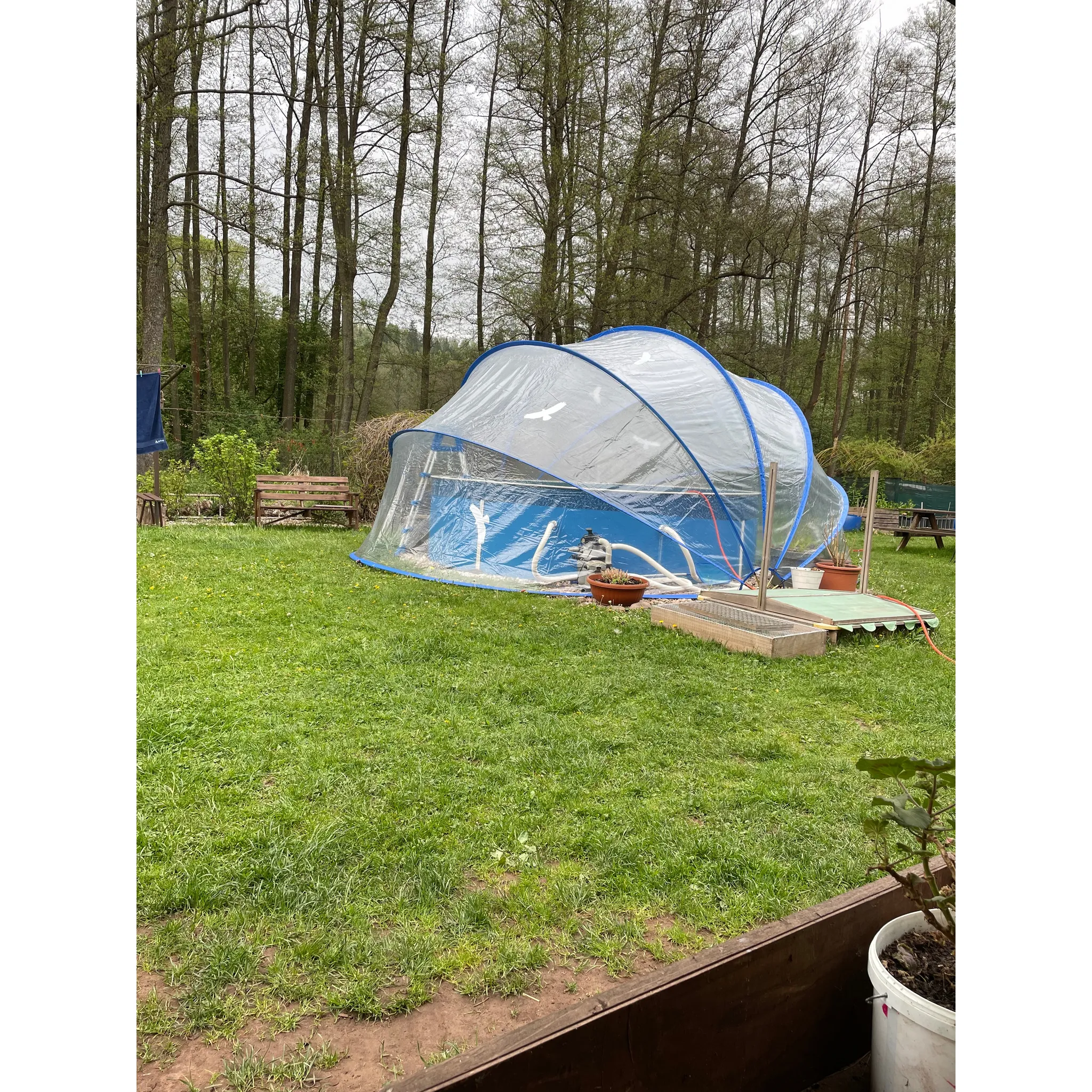 Fotografie 3 - Bazénové zastřešení Marimex Pool House Cabrio 10970570 5 m